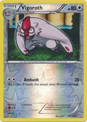 Vigoroth – 102/124 – Reverse