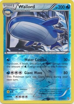 Wailord - 26/124 - Reverse