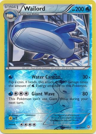 Wailord - 26/124 - Reverse