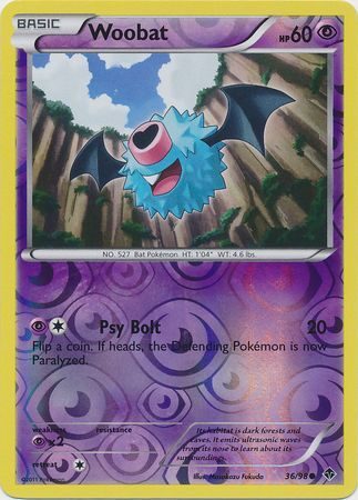 Woobat – 36/98 – Reverse