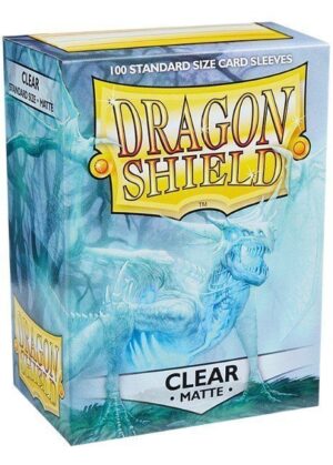 Dragon Shield matte (Klar) Deck Protector Sleeves 100 stk. top-loading (63x88mm) - Dragon Shield