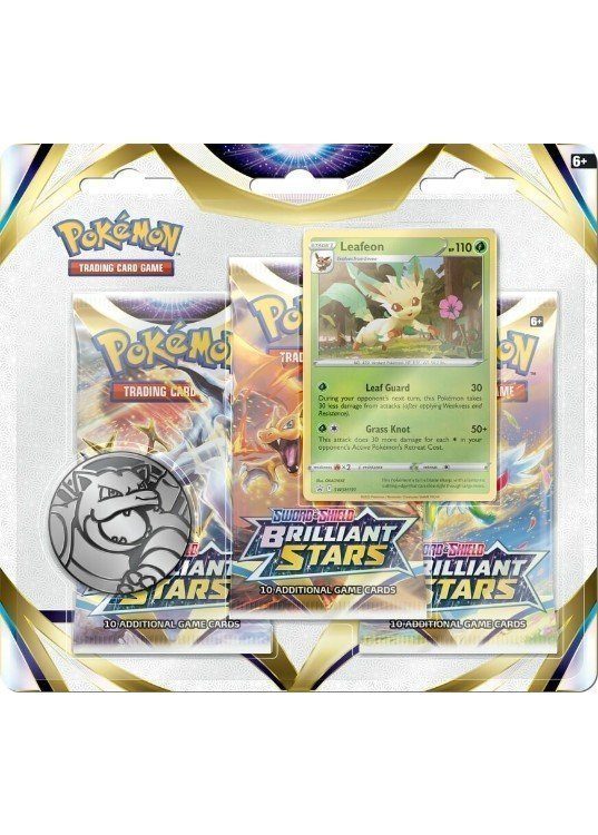 Leafeon blister pack (3 stk.) - SWSH Brilliant Star