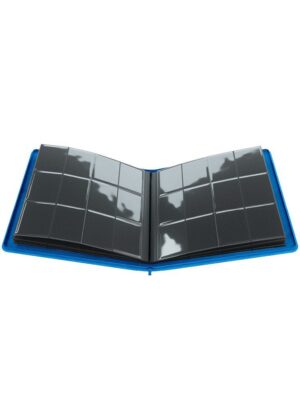 Samlemappe i høj kvalitet: Gamegenic 12-pocket Zip-Up Album - Blå - Gamegenic 12-pocket Zip-Up Album - Blå - Åben mappe