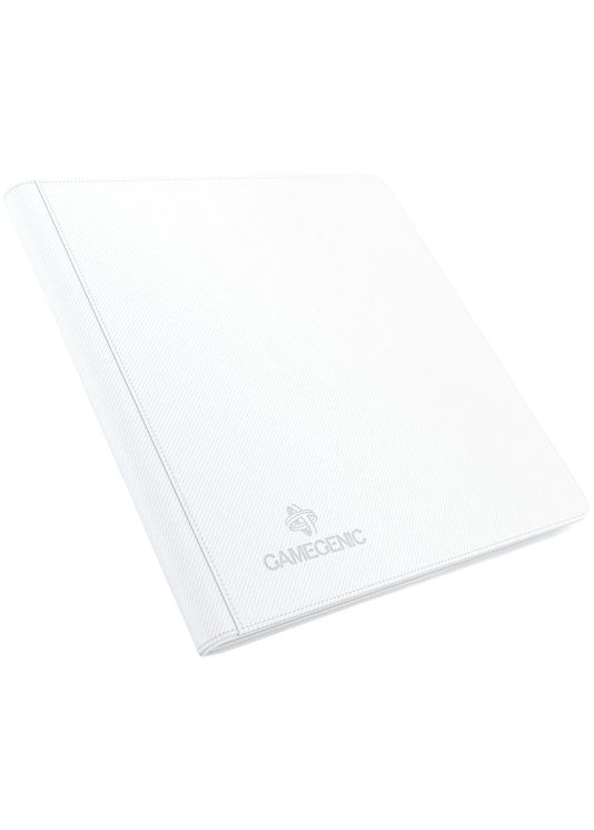 Samlemappe i høj kvalitet: Gamegenic 12-pocket Zip-Up Album - Hvid