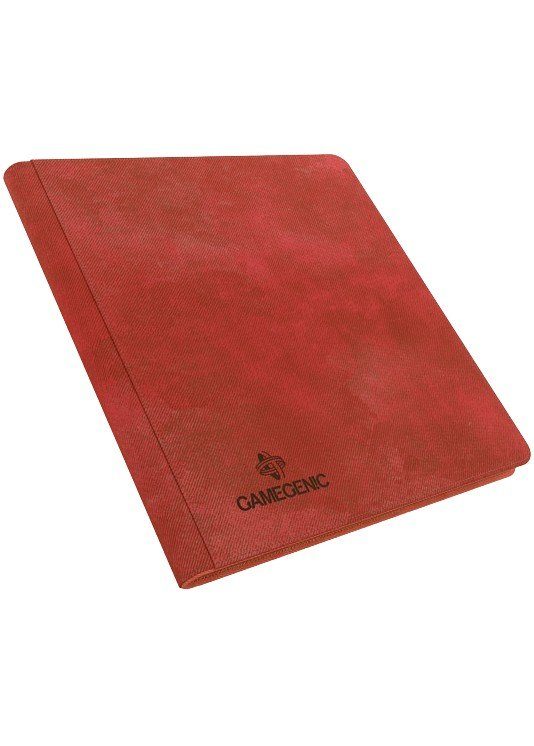 Samlemappe i høj kvalitet: Gamegenic 12-pocket Zip-Up Album - Rød