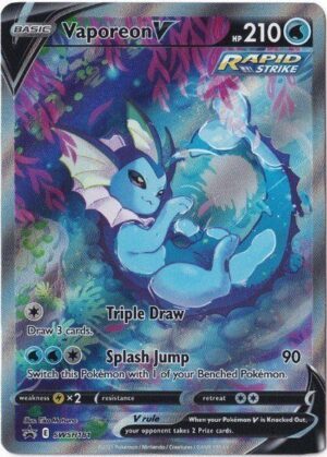 Alternative view of Vaporeon VMAX Premium Collection