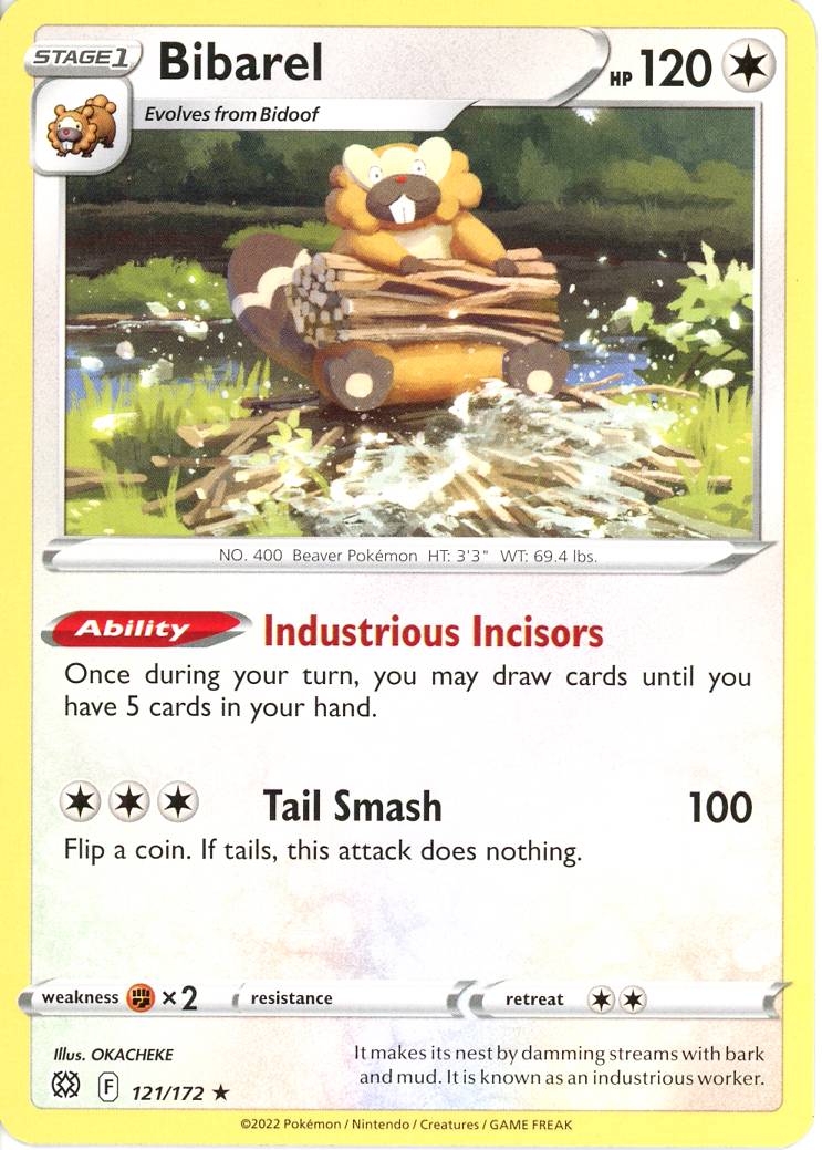 Bibarel - 121/172 - Non Holo