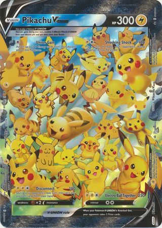 Pikachu V-UNION - JUMBOkort