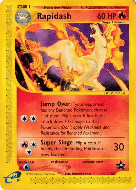 Rapidash (No Stamp) – 51