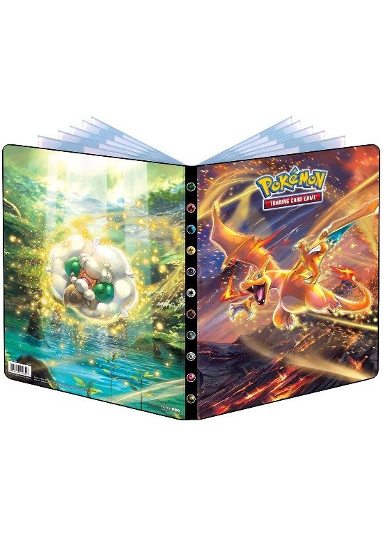 Stor mappe med pokemonmotiv (9 kort pr. side)(BRS)