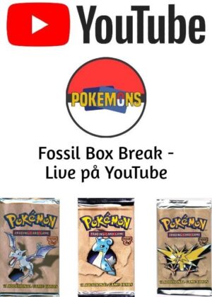 Fossil Booster pack full artwork set - live Box Break på YouTube