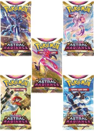 Booster Pack full artwork set (5 stk.) fra SWSH Astral Radiance.