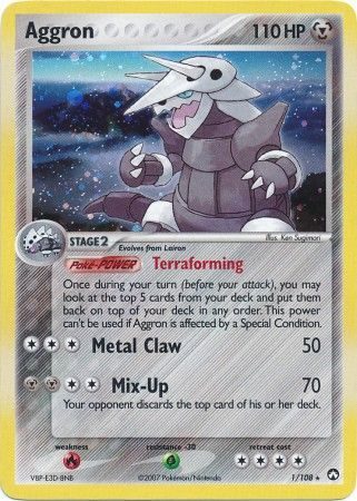 Aggron - 1/108 (Holo)