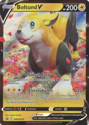 Boltund V Box - Boltund V SWSH219 - Pokemon Sword & Shield Promo kort