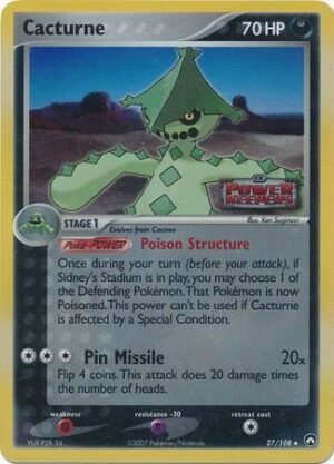 Cacturne - 27/108 - Reverse