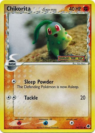 Chikorita &delta; – 44/101 – Reverse