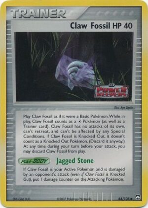 Claw Fossil - 84/108 - Reverse