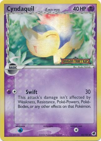 Cyndaquil &delta; - 45/101 - Reverse