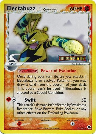 Electabuzz δ - 29/101 - Reverse