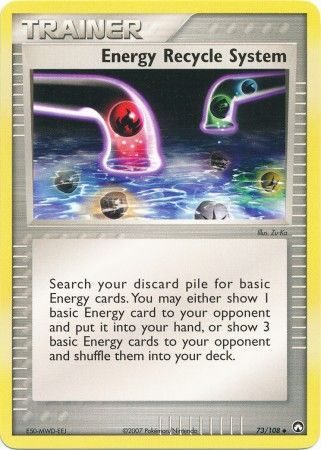 Energy Recycle System - 73/108