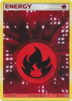 Fire Energy - 104/108 (Holo)