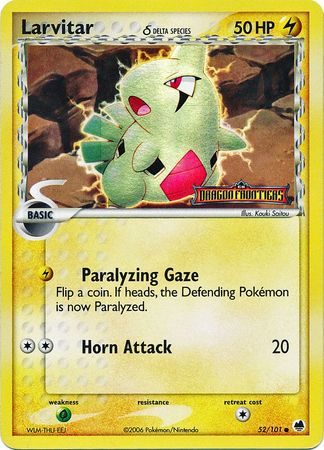 Larvitar &delta; - 52/101 - Reverse
