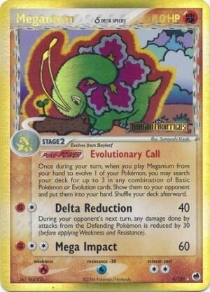 Meganium δ - 4/101 - Reverse