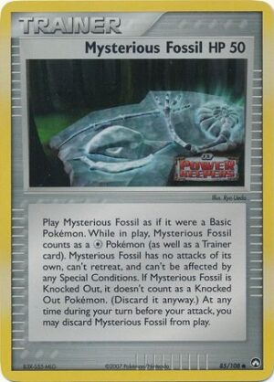 Mysterious Fossil - 85/108 - Reverse