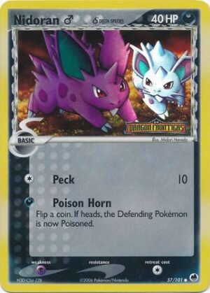 Nidoran ♂ &delta; - 57/101 - Reverse