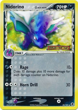 Nidorino &delta; - 35/101 - Reverse