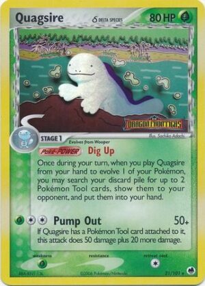 Quagsire &delta; - 21/101 - Reverse