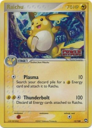 Raichu - 12/108 - Reverse