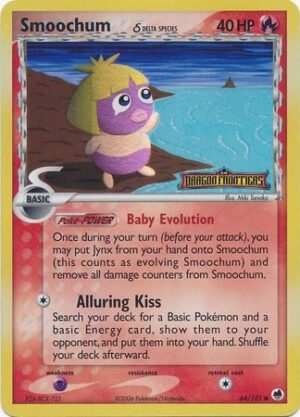 Smoochum &delta; - 64/101 - Reverse