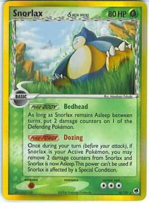 Snorlax δ - 10/101 (Holo)