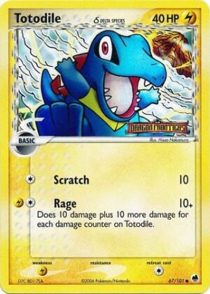 Totodile &delta; - 67/101 - Reverse