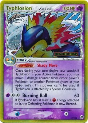 Typhlosion &delta; - 12/101 - Reverse