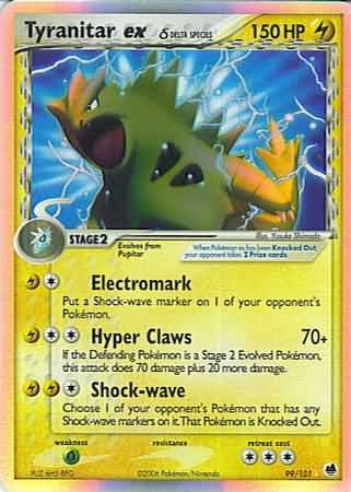 Tyranitar ex &delta; – 99/101