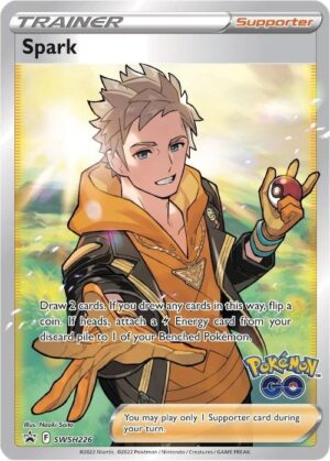 Team Instinct Special Collection (Pokemon GO) - Spark SWSH226 - Pokemon Sword & Shield Promo kort