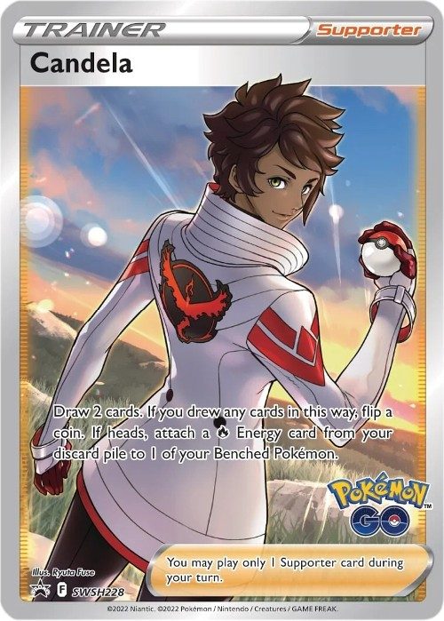 Team Valor Special Collection (Pokemon GO) - Candela SWSH228 - Pokemon Sword & Shield Promo kort