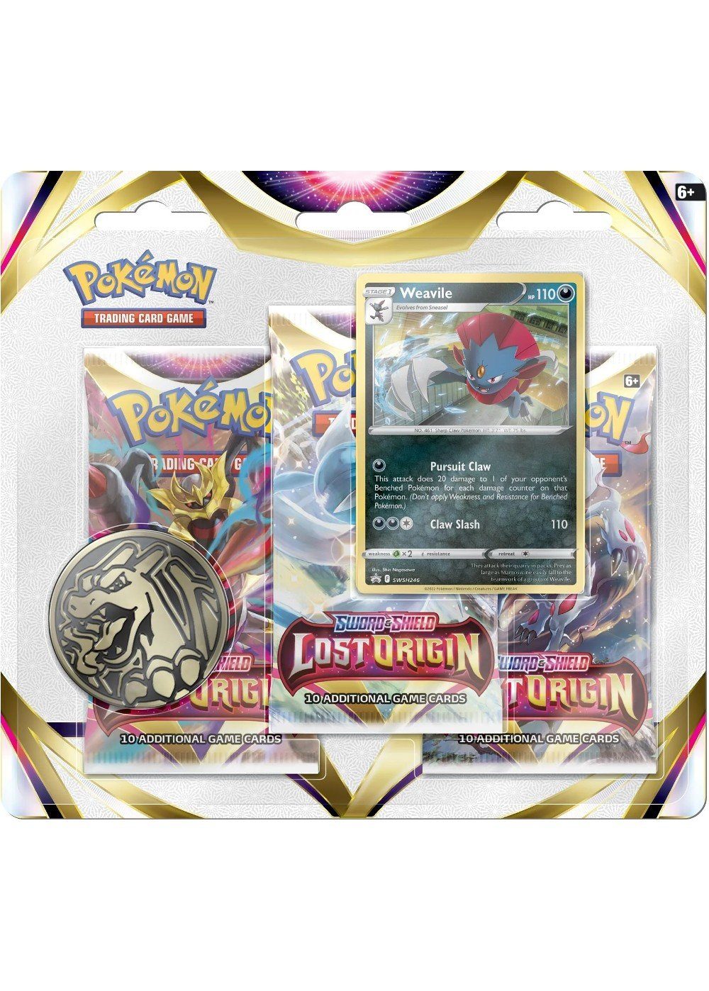Weavile blister pack (3 stk.) - SWSH Lost Origin