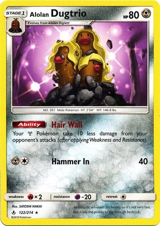 Alolan Dugtrio - 122/214