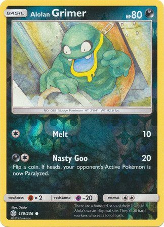 Alolan Grimer  - 130/236 - Reverse