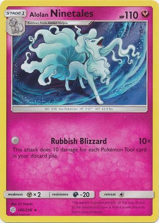 Alolan Ninetales  - 145/236 (Holo)