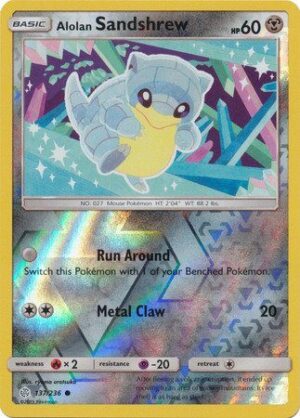 Alolan Sandshrew  - 137/236 - Reverse