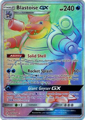 Blastoise-GX - 218/214