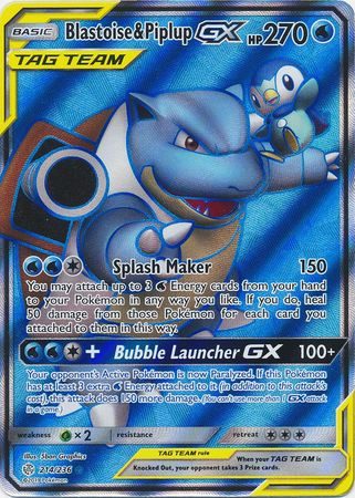 Blastoise & Piplup-GX - 214/236