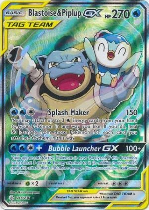 Blastoise & Piplup-GX - 215/236