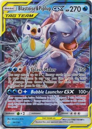 Blastoise & Piplup-GX  - 38/236
