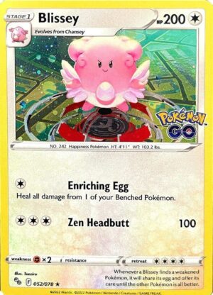 Blissey 052/078 - Cosmos Holo