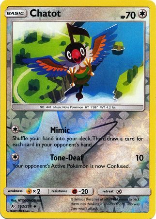 Chatot - 162/214 - Reverse